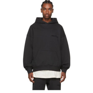 H1a567ce3768c49839eb7bee46d1e7530t Custom logo High Quality 100% Cotton Hoodie Unisex Streetwear Men Flocking Letter Essential Hoodie