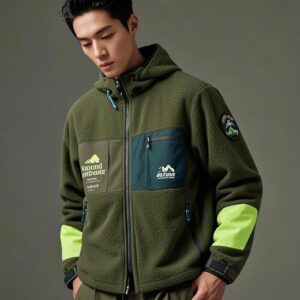 H4164c6afad7447e6bc3c5c5dc2cd43f09 Men's Winter Jacket Wool Jacket Custom Logo Embroidery 100% Warm Winter Sherpa Wool Jacket Men's