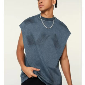 Hfd2ff61c01e84f88b85ace7a197fadd0u Street Sports Vest to Do Old Vest Fashion Vest Custom logo