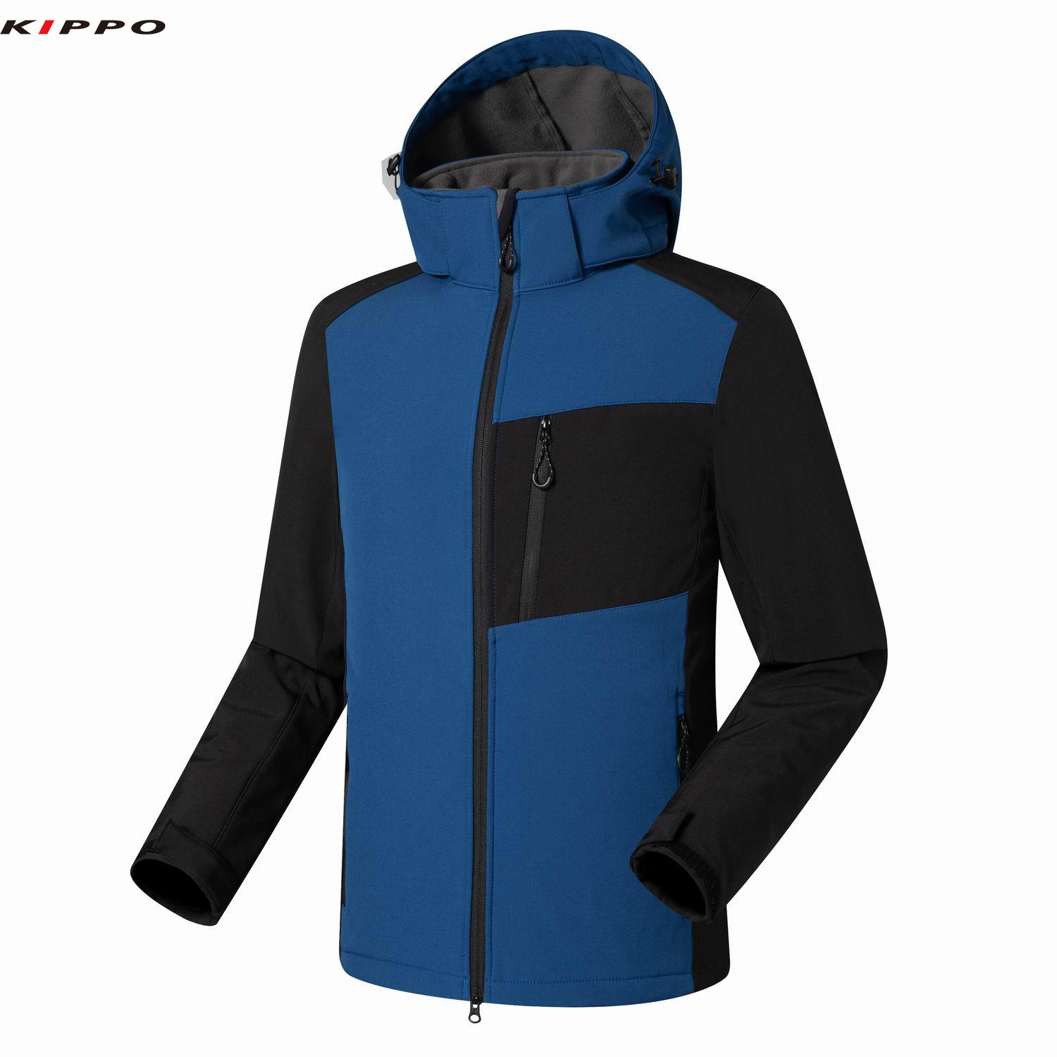 Kippo Luxe Men's Coats Plus Size Soft Shell Jacket for Outdoor Camping Mountaineering Sports Windproof Zipper Closure Printed - Image 5