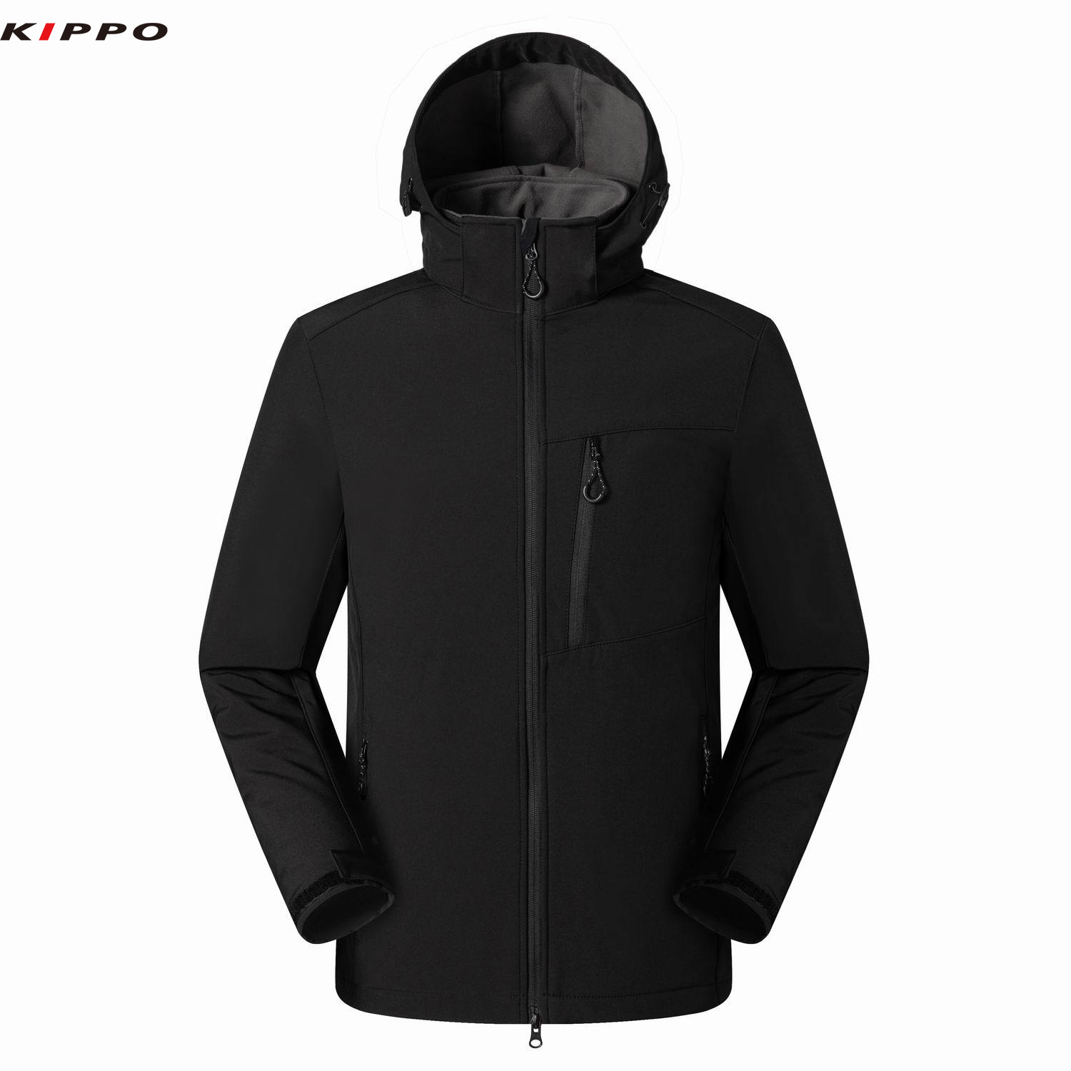 Kippo Luxe Men's Coats Plus Size Soft Shell Jacket for Outdoor Camping Mountaineering Sports Windproof Zipper Closure Printed - Image 4