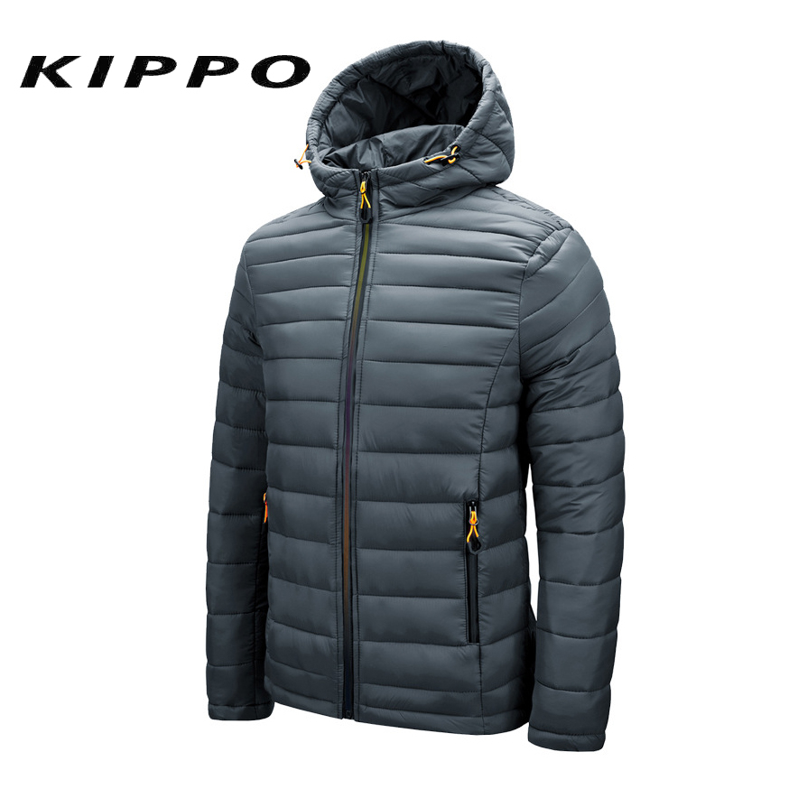 Custom Men's Outdoor Fashion Padding Down Jacket with Hood Waterproof Winter Sports Coat Formal Style - Image 3