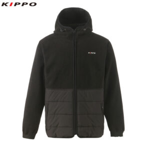 download (47) Custom Men's Casual Winter Jacket Stand Collar Kippo Padded Fleece Sports Coat Zipper Closure Patchwork Design for Outdoor Wear